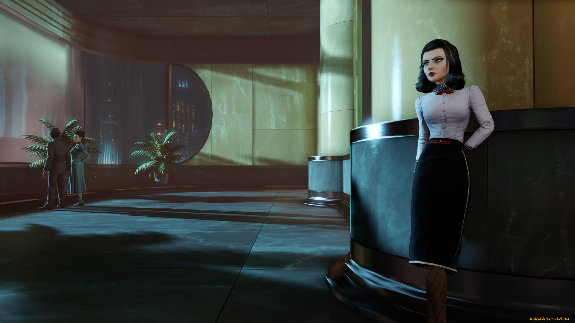 , , bioshock, infinite, girl, woman, elizabeth, sea, burial